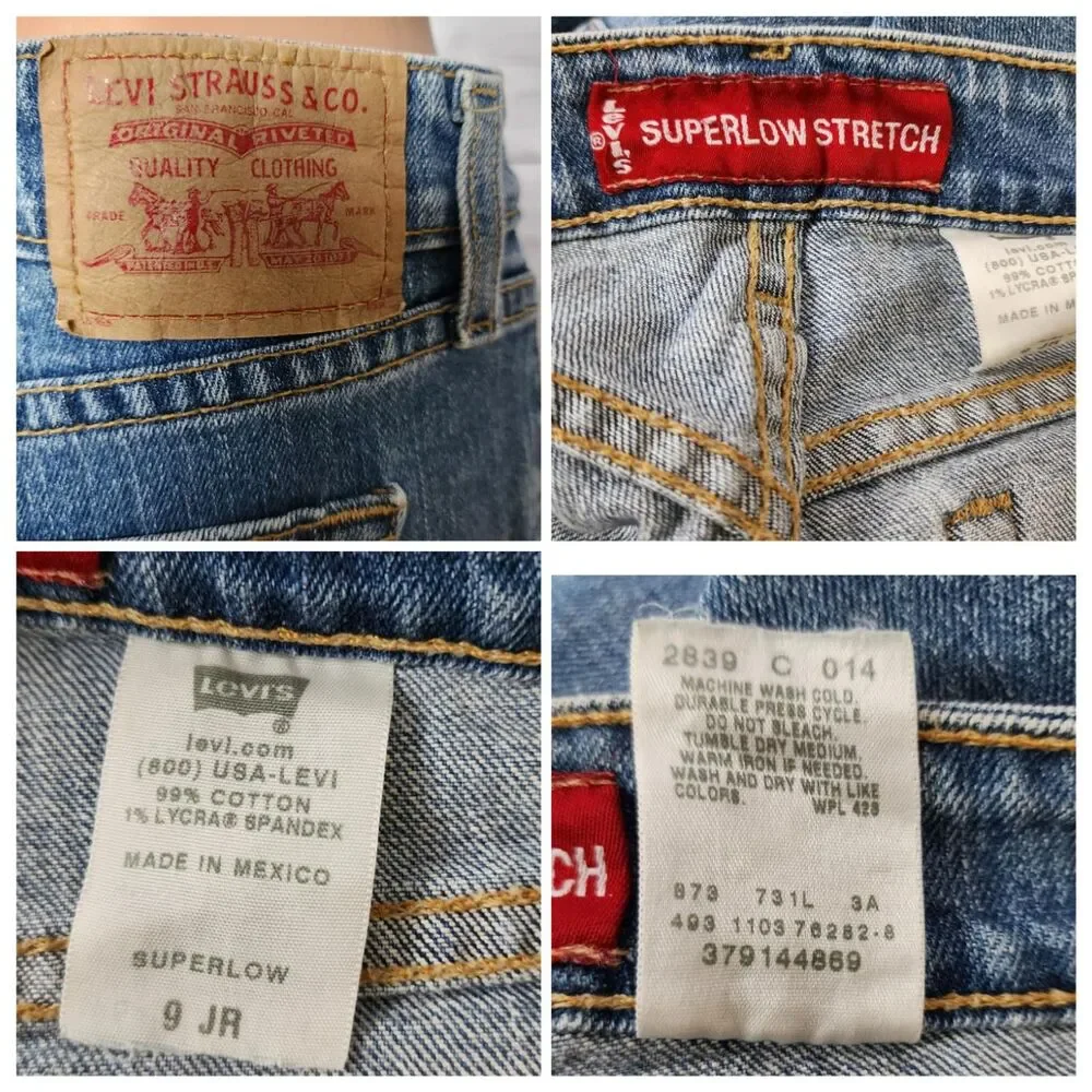 Vintage 2003 Levi’s Red Tab Denim Shorts - Size 9 - Mid Rise 10